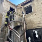 Incendio in via San Calogero a Favara: vigili del fuoco in azione, nessun ferito